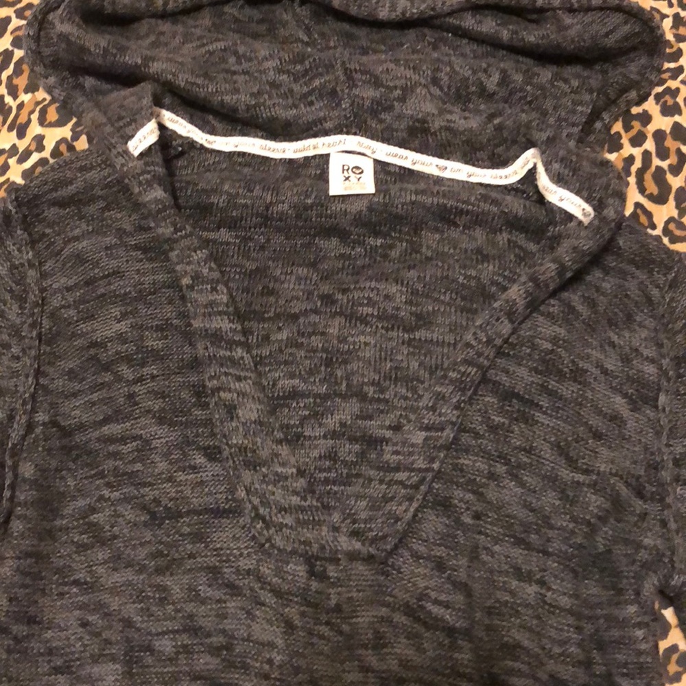 Roxy Charcoal Gray Hoodie - Picture 3 of 5